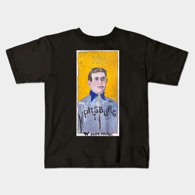 Honus Wagner Kids T-Shirt by ElSantosWorld